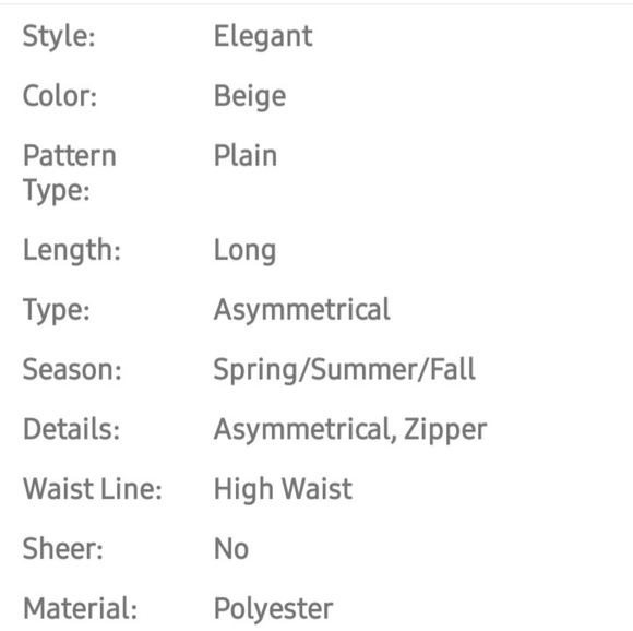 Asymmetrical Skirt - Picture 8 of 8